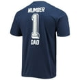 thumbnail image 3 of Men's Fanatics Navy Dallas Cowboys #1 Dad T-Shirt, 3 of 3