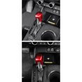 thumbnail image 4 of 2X Cubierta de pomo de cambio de marchas de coche de fibra roja para 2022, 4 of 4