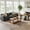 Dark Gray(Sofa+Armchair), variant on 2 Piece Sofa Set for Living Room, Lofka Living Room Furniture Sets, 110.2"Sofa and Armchair, Corduroy Sofa Couch for Living Room, Dark Gray