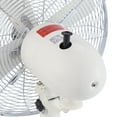 thumbnail image 3 of (2 pack) Better Homes & Gardens New 12 inch Retro 3-Speed Metal Tilted-Head Oscillation Table Fan White, 3 of 9