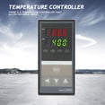thumbnail image 3 of High-Precision Universal Input Temperature Controller REX-C400FK02-V*AN with SSR Output & Alarm Function - 1%+1digit Accuracy, -1999~9999 Measurement Range for Home Appliances, Motors, Refrigeration, 3 of 6