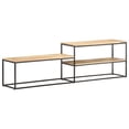thumbnail image 1 of vidaXL TV Cabinet and TV Stand 180x30x50 cm Rough Mango Wood, 1 of 5