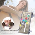thumbnail image 1 of Herramienta de práctica de acordes de guitarra Sistema de aprendizaje de guitarra Ayuda para la práctica didáctica con 6 acordes universales, 1 of 10