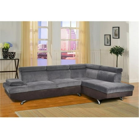 Lifestyle Furniture Lf2806b Genoa Right Hand Facing Sectional Sofa Lifestyle Furniture Lf2806b Genoa Right Hand Facing Sectional Sofa Dark Grey Black 38