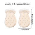 thumbnail image 2 of Boys Girls Full Finger Warm Cute Fleece Gloves Newborn Gloves Toddler Infant Mittens Baby Anti-Grab Mittens 5, 2 of 8