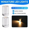 thumbnail image 4 of 36Pcs Miniature Lights for Dollhouse,Miniature LED Lights for Handcraft,Mini Spot Lights Battery Operated(Warm White), 4 of 9
