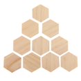thumbnail image 2 of Posavasos De Natural, Posavasos De Sin Acabar, Rebanadas De Formas Hexagonales Para Bebidas, Vino / Copas / Artesanía D Macarena Piezas de artesanía de madera, 2 of 7