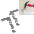 thumbnail image 4 of Sturdy Steel Double Curtain Rod Bracket with 20lb Load Bearing, Easy Installation for Home Office, 4 of 7