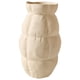 thumbnail image 1 of Jarrón de cerámica con flores, escultura, maceta, contenedor para flores secas, jarrón decorativo Beige, 1 of 9