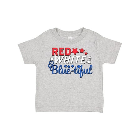

Inktastic Red White and Blue-tiful Gift Toddler Boy or Toddler Girl T-Shirt