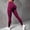 Hot Pink, variant on Women Leopard Print High Waist Yoga Leggings, Contrast Panel Butt Lifting Workout Pants, Tummy Control Stretch Athletic Tights for Gym Running Fitness Daily Wear