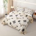 thumbnail image 3 of jejeloiu Vintage Western Bull Skull Quilt Full Kids,Rustic Desert Print Full Bedspread Sets For Boy,3 Pieces, 3 of 7