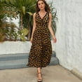 thumbnail image 4 of Leopard Print Pattern Sleeveless Dress Female Clothing Dress Women Summer 2025 Dress, 4 of 6