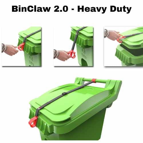 Trash Can Lid LOCK by BinClaw - SECURE YOUR BIN -