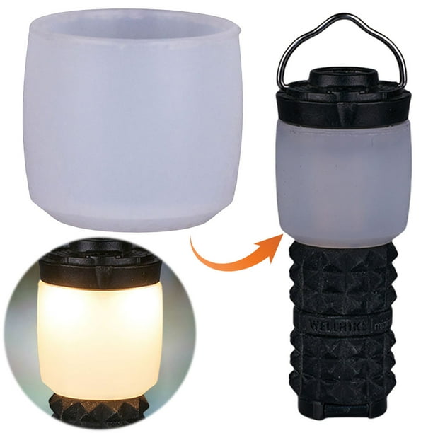 Cubierta Protectora Svaña Lámpara Silicona para Campamento GZ () White