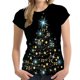 thumbnail image 1 of Camisetas navideñas con estampado 3D para mujer, ropa de calle de moda con cuello redondo, camiseta de manga corta de gran tamaño, camisetas Harajuku Y2k, ropa para mujer, 1 of 5
