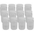 thumbnail image 4 of 12 Pack 16 Oz Clear Plastic Mason Jars with Seal Lids, Extra Labels, 1 Pen, PET Plastic Jars with lids for Kitchen, Home, Craft, 4 of 4