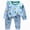 boy outfits-Blue, variant on TOWED22 Toddler Boy Fall Outfits Set Long Sleeve Graphic Round Neck Pullover Top Thick Jogger Pants Soft Clothes 2Pcs(Orange,8-9 Y)