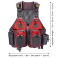 thumbnail image 2 of Bassdash Fly Fishing Vest Multi Pocket Waistcoat Adjustable Size Gifts for Men Women, 2 of 5