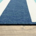 thumbnail image 6 of HomeRoots 2' x 3' Blue and Ivory Geometric Stain Resistant Indoor Outdoor Area Rug, 6 of 10