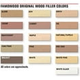 thumbnail image 2 of 23 oz Eclectic Products 36021128 Oak Famowood Solvent Based Original Wood Filler, 2 of 6