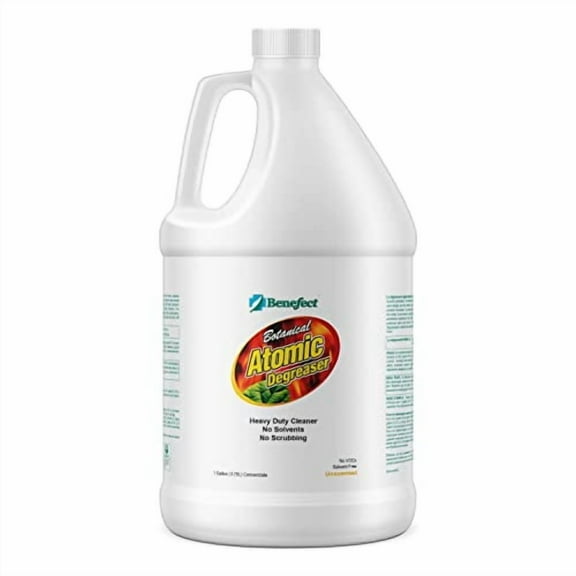 BENEFECT Botanical Atomic Degreaser, 1 Gallon, Unscented, Botanical Ingredients, Scrub Free, Solvent Free, Heavy Duty Degreaser and Cleaner
