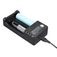 thumbnail image 4 of Muti-Slots Portable Battery Charger 2.4V Fast Power Charger with USB Interface LED Indicator Light-Black, 4 of 11