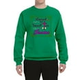thumbnail image 2 of Wild Bobby, Raised On Sweet Tea & Jesus, Inspirational Christian, Unisex Crewneck Graphic Sweatshirt, Kelly, XX-Large, 2 of 5