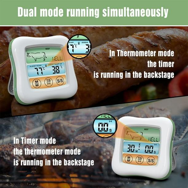 Termómetro Digital para Carne BLESIY Termómetro de Alimentos de Lectura Instantánea