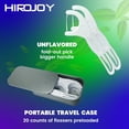thumbnail image 4 of Refillable dental floss stick dispenser, dental floss stick dispenser, portable dental floss stick box (20-pack), 4 of 4