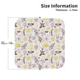 thumbnail image 2 of Kdxio Lavender Flowers Funny Coasters,4 Pcs Leather Coasters,Housewarming Gifts,Protect Furniture from Water Marks Scratch and Damage, 2 of 8