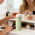 thumbnail image 4 of 4-In-1 Travel Dispenser Bottle Set, English Version Portable Cosmetic Container, Leakproof Refillable Bottle for Shampoo Lotion Toiletries, Perfect for Business Trip and Vacation Travel, 6*2in, Green, 4 of 12