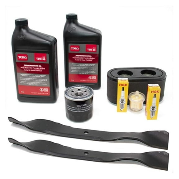 Toro TimeCutter 42" Tune-Up Kit - V-Twin Engine - 2018 | Genuine Toro & NGK Parts | Zero Turn Mower Maintenance