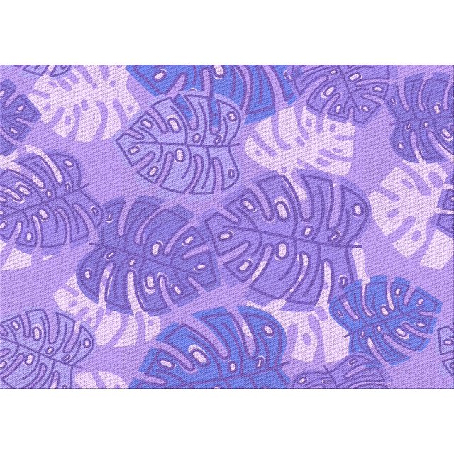 Ahgly Tapis Rectangulaire Lavable en Machine Intérieur Transitionnel Aztech Violet, 5 Pieds x 8 Pieds