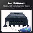 thumbnail image 1 of Charge and discharge controller,Auto Rv Lithium Battery 100a Solar Battery Dual Lcd Display Dual Usb Display Dual Dazzduo And Solar 12/24/36/48v Nebublu And Usb Auto Battery Lcd And Battery And 100a, 1 of 6