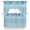 Teal, variant on Curtains Swag and Tiers Curtains Set, Turquoise Valances with Kitchen Tier Curtain 36 Inches Long, Modern Abstract Art Ombre Striped Swag Light Filtering Curtains for Sink/Laundry Room