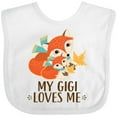 thumbnail image 3 of Inktastic My Gigi Loves Me Fox Grandchild Boys or Girls Baby Bib, 3 of 4