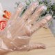 thumbnail image 5 of 100 guantes desechables Pe manopla para jardín hogar restaurante barbacoa platos lavado, 5 of 5
