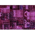 thumbnail image 1 of Ahgly Company Indoor Rectangle Patchwork Purple Transitional Area Rugs, 5' x 8', 1 of 4