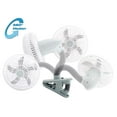 thumbnail image 4 of O2COOL 4 inch Portable Battery Powered Stroller Clip Fan, Gray, 4 of 4