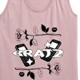 thumbnail image 3 of Bratz - Chains and Flames with Jade - Women's Racerback Tank Top, 3 of 5