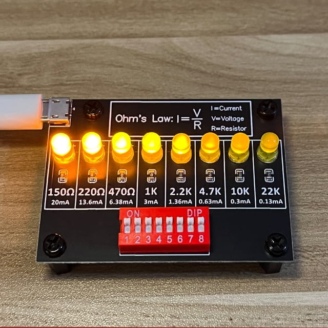 Kit de práctica de soldadura tingbowie para entrenamiento DIY en electrónica
