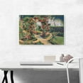 thumbnail image 2 of ARTCANVAS Rose Garden In Wannsee Canvas Art Print by Max Liebermann - Size: 26" x 18" (0.75" Deep), 2 of 9