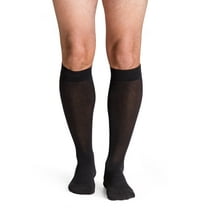 Men's DYNAVEN Cushioned Calf Black LL - Large Long 15-20mmHg