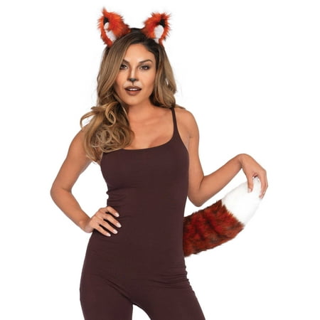 Red Fox Ears and Tail Costume Kit