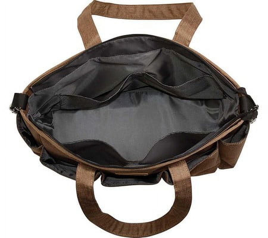 Kalencom Nola Tote Diaper Bag with Changing Pad & Stroller Straps, Toffee