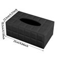 thumbnail image 3 of Modern Leather Desktop Tissue Cover Organizer Decorative Holder For Living Room And Desk Stylish Home Accessory, 3 of 5