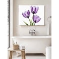 thumbnail image 6 of Purple Tulips Wall Art for Living Room,Canvas Picture Wall Decor for Bathroom Bedroom,Spring Floral Botanical Plant Abstract Painting Artwork for Office Kitchen Hallway Dining Room Home Decor 20"x24", 6 of 8