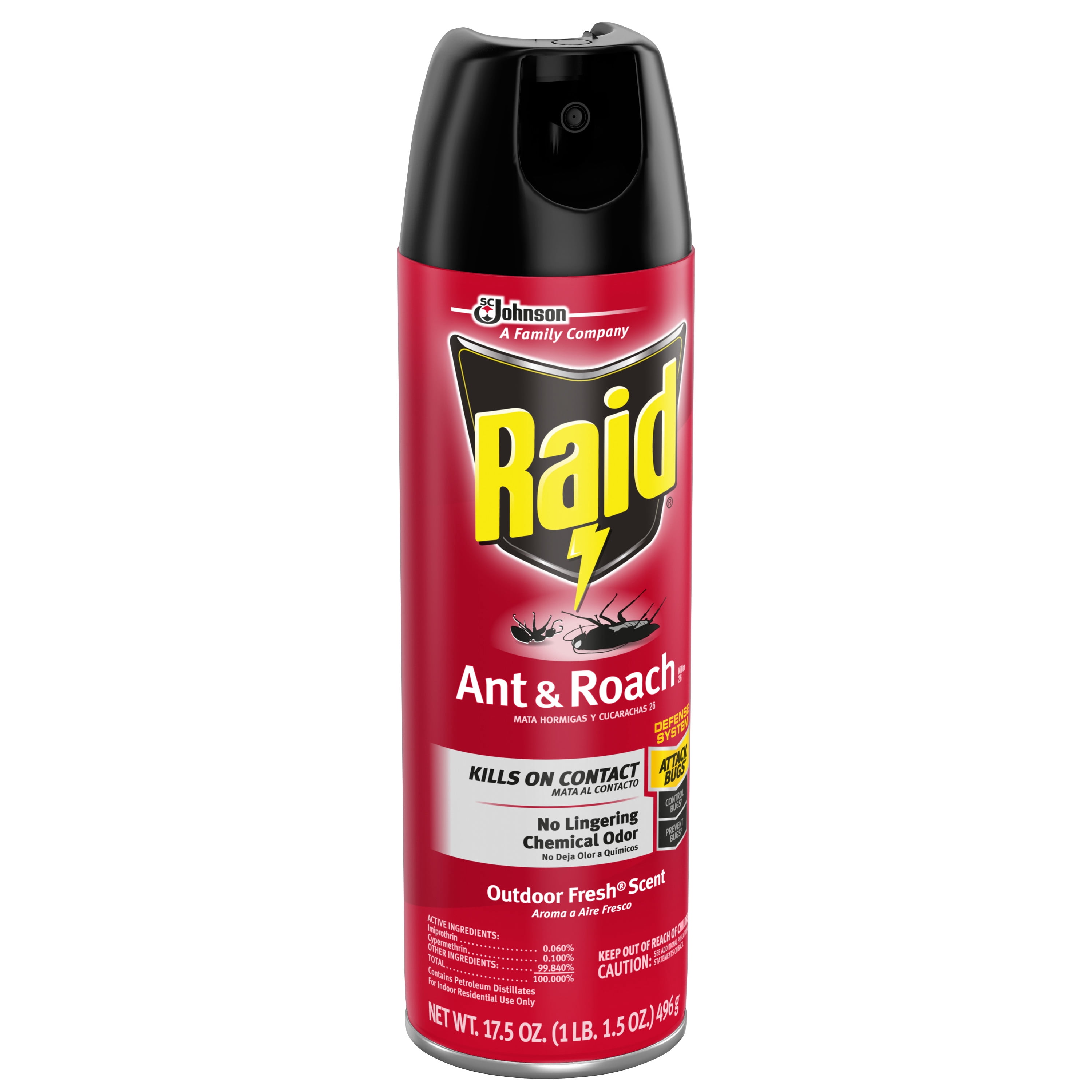 Raid Ant and Roach Killer Outdoor Fresh, 17.5 OZ (Pack - 6)