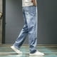 thumbnail image 5 of Pantalones vaqueros rectos de primavera y otoño para hombre, pantalones vaqueros negros para hombre, tallas grandes, tendencia oversize 2024, ropa de calle apilada de los años 90, 5 of 5
